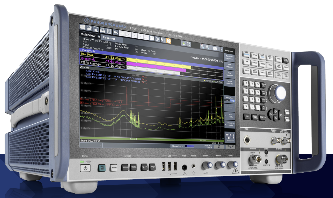 ⚡ Consept EMC Laboratuvarı, R&S ESW44 EMI Test Alıcısı ile Test Gücünü Artırıyor